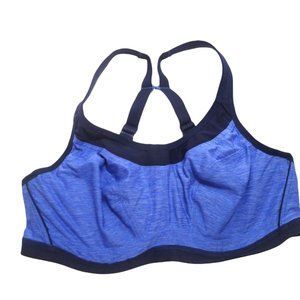 Bravissimo Women's Underwire Support Sports Bra Blue Size 34E